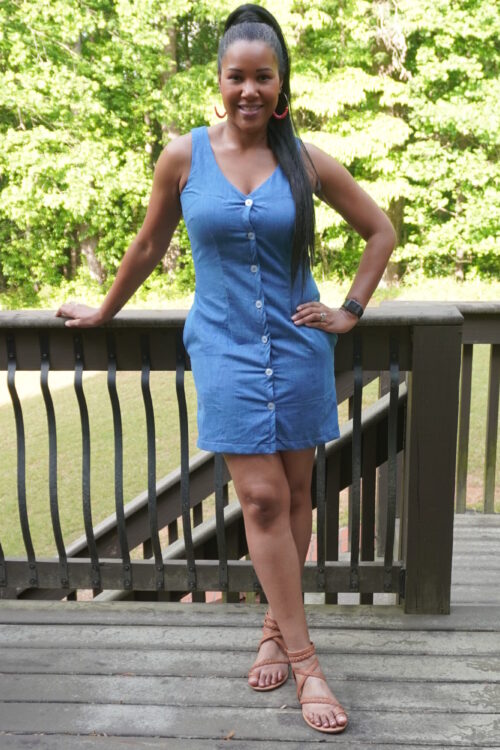An Easy Denim Dress for Spring!