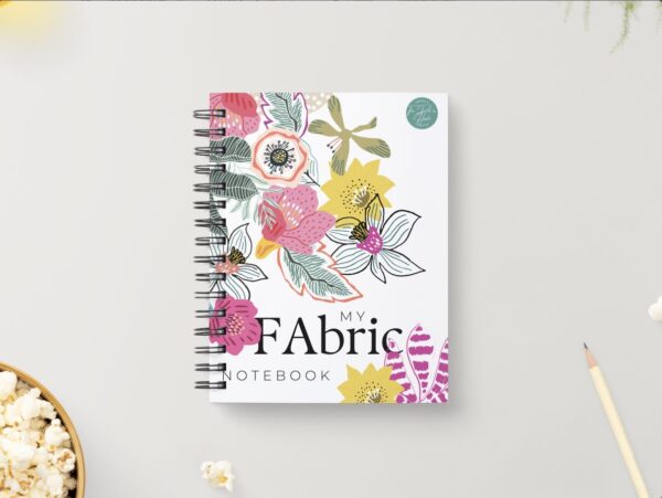 Organization Set (Fabric Notebook + Button Guide) - Image 3