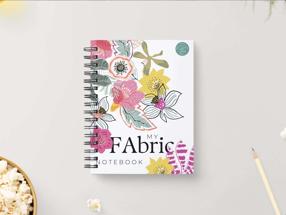 Organization Set (Fabric Notebook + Button Guide) - Image 3