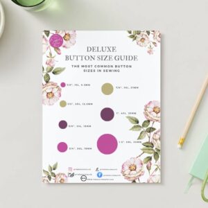 Deluxe Button Size Guide